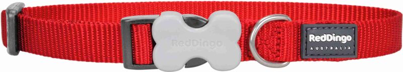 Red Dingo Halsband XS, 20-32cm, rot – Chihuahua Shop