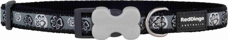 Red Dingo Halsband XS, 20-32cm, Paw Impressions Black