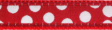 Lade das Bild in den Galerie-Viewer, Red Dingo Geschirr XS 30-44cm, White Spots on Red
