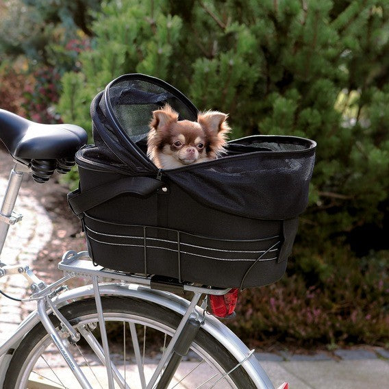 chirp fahrradtasche Fahrradtasche schwarz 29 × 42 × 48 cm bis 8 kg – Chihuahua Shop