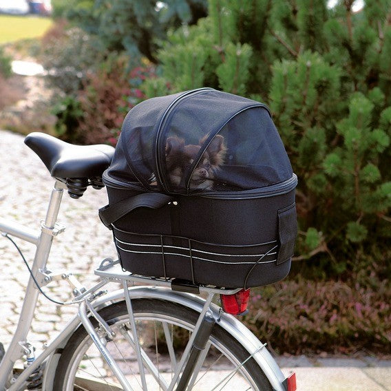 chirp fahrradtasche Fahrradtasche schwarz 29 × 42 × 48 cm bis 8 kg – Chihuahua Shop