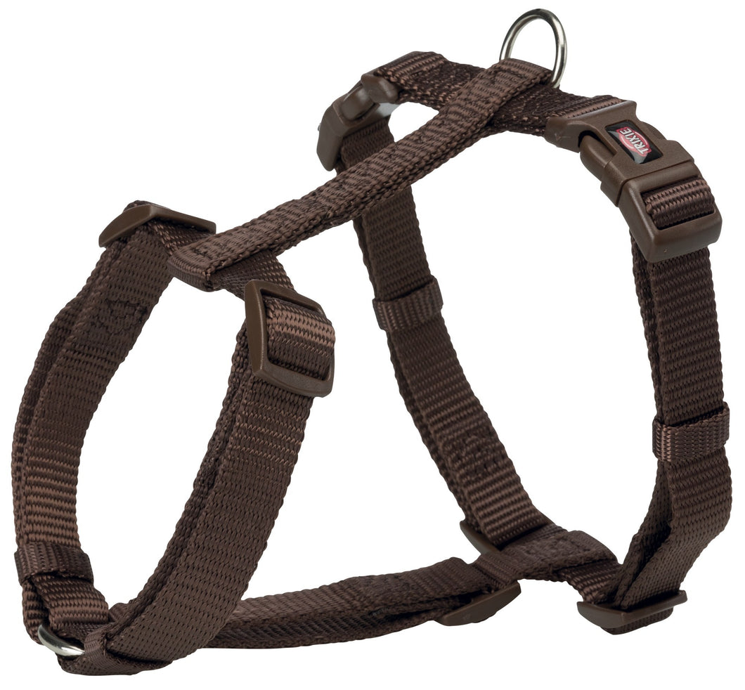 Trixie Premium H Geschirr XXS 20-32 cm 10 mm  mokka