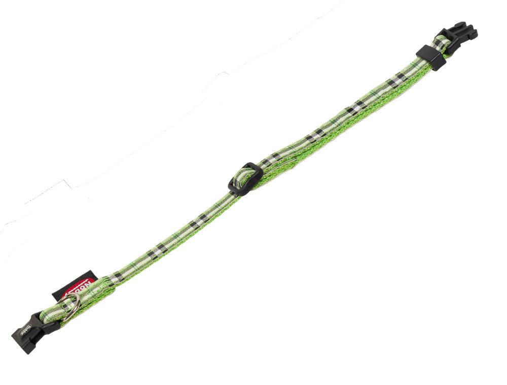 Halsband Tartan grün XS-S