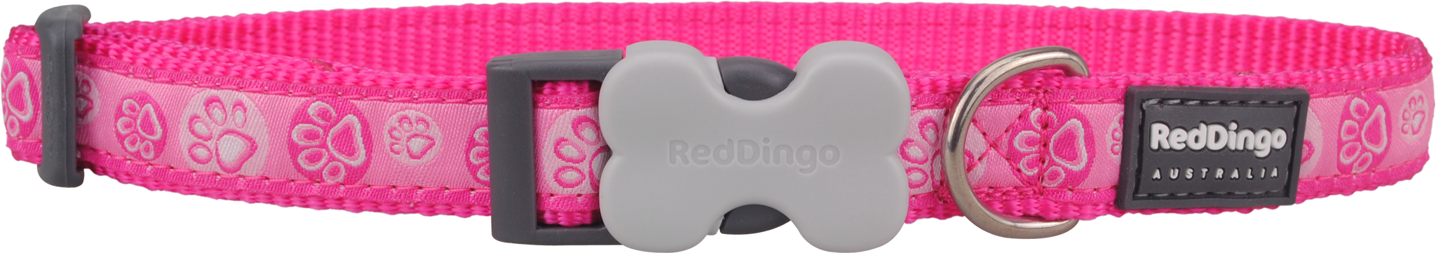Red Dingo Halsband XS, 20-32cm Paw Impressions Hot Pink – Chihuahua Shop