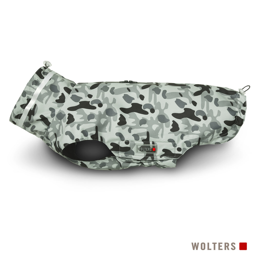 Wolters Outdoorjacke Camouflage grau/schwarz